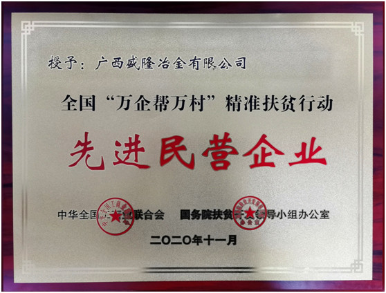 易游app入口站官网荣获全国“万企帮万村”先进民企荣誉称号